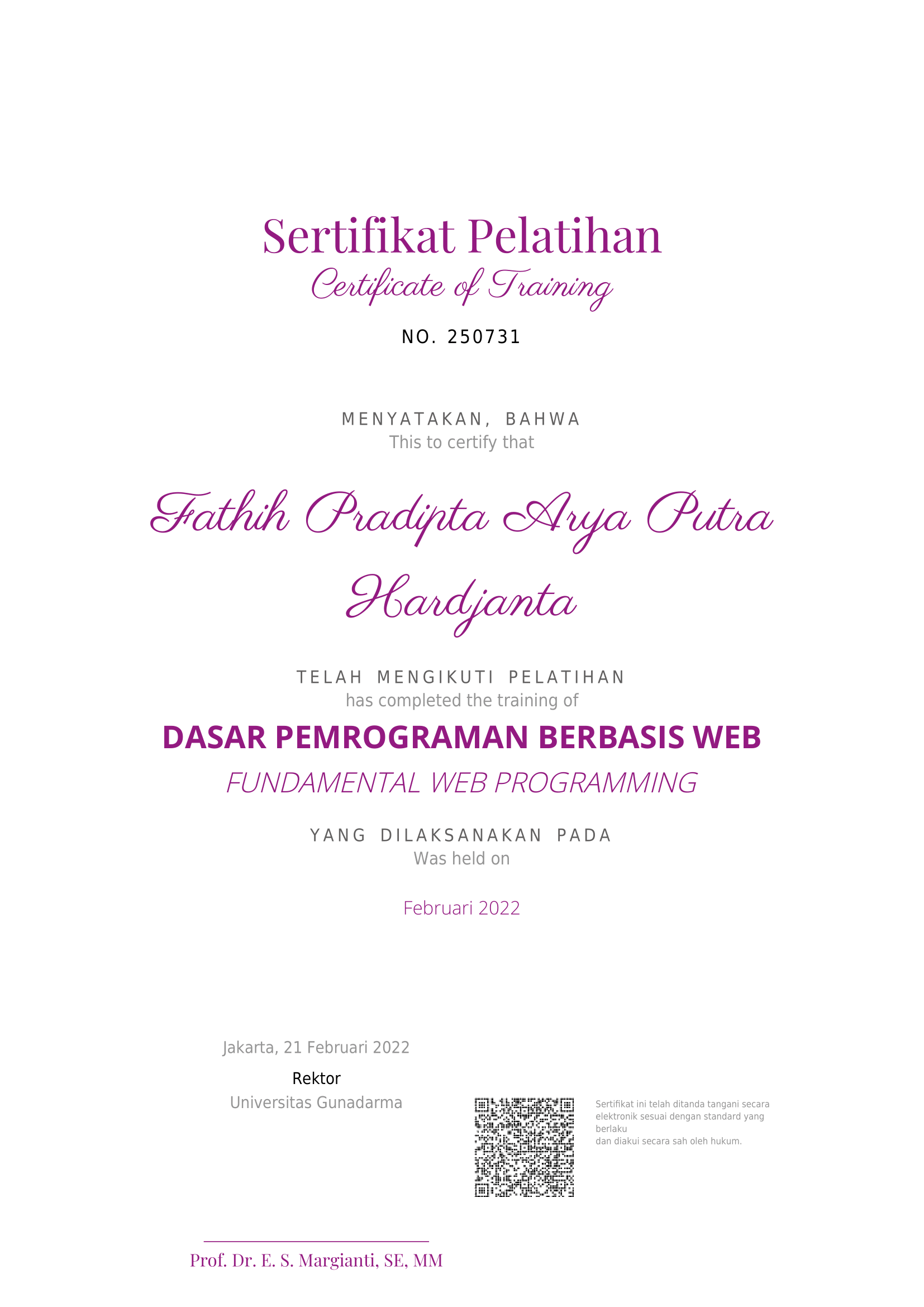 Sertifikat 1